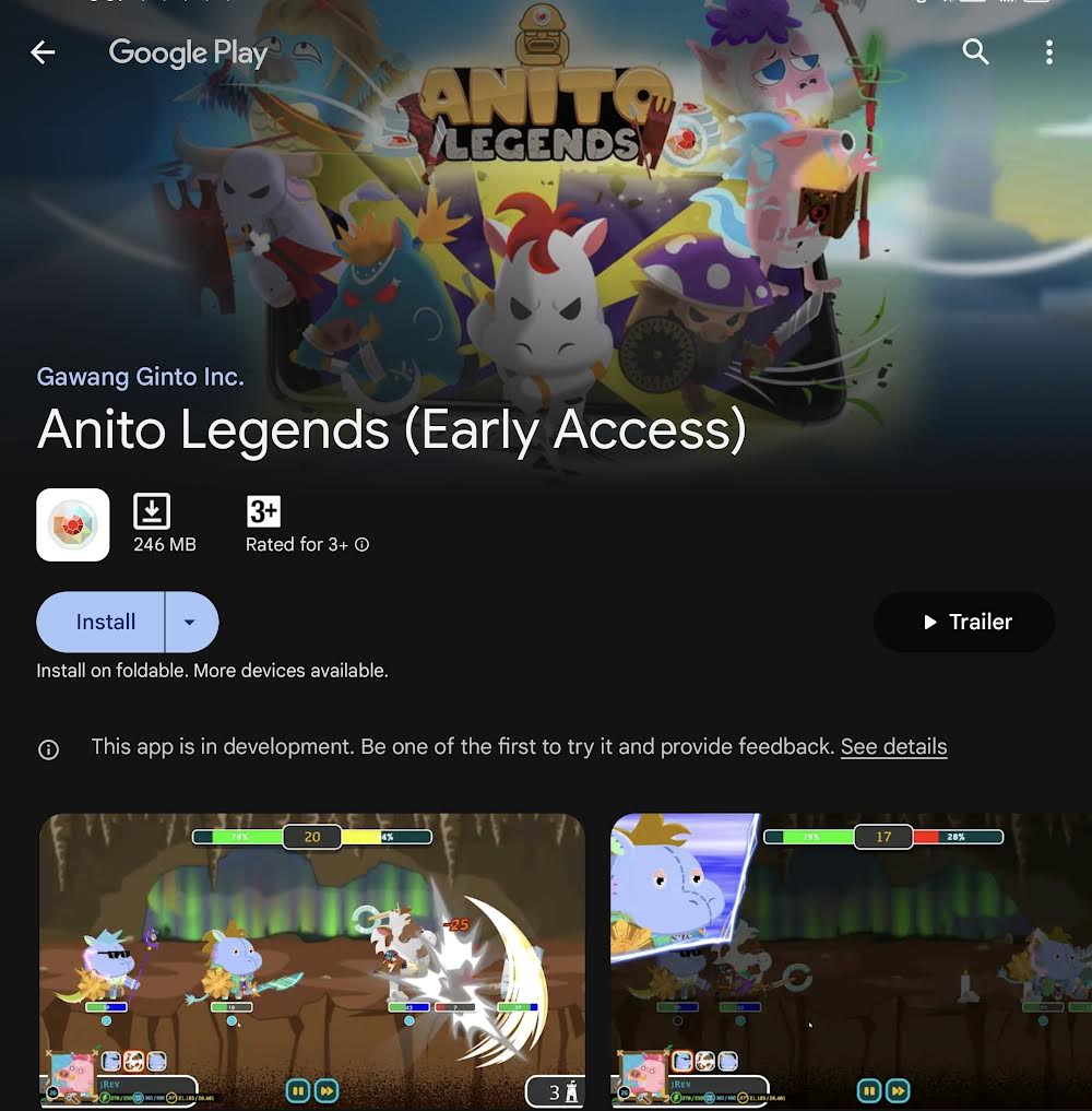 Anito Legends is now available on Google Play Store