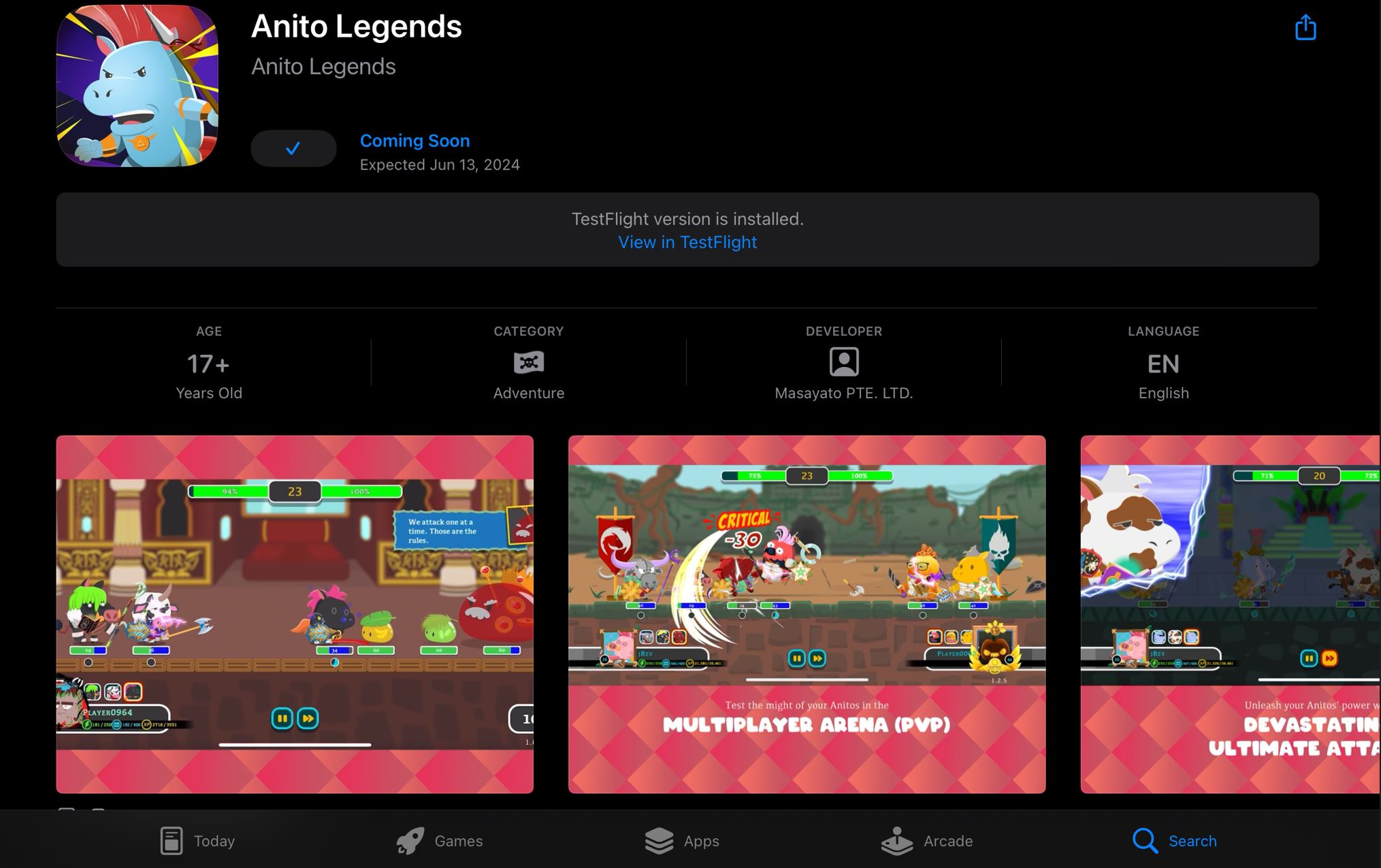 Anito Legends to launch on Apple App Store, pre-order now available